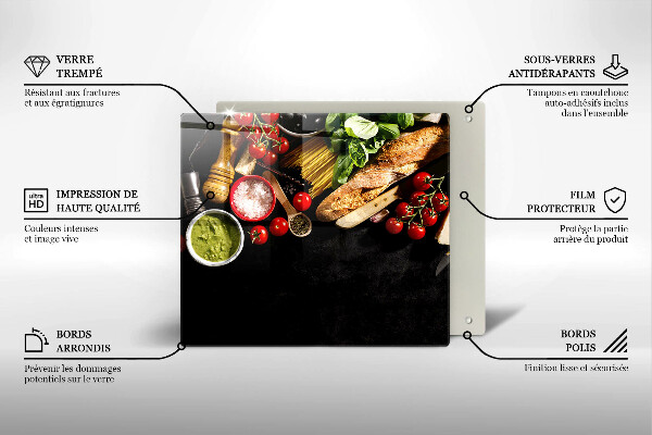 Worktop saver Italian ingredients and spices