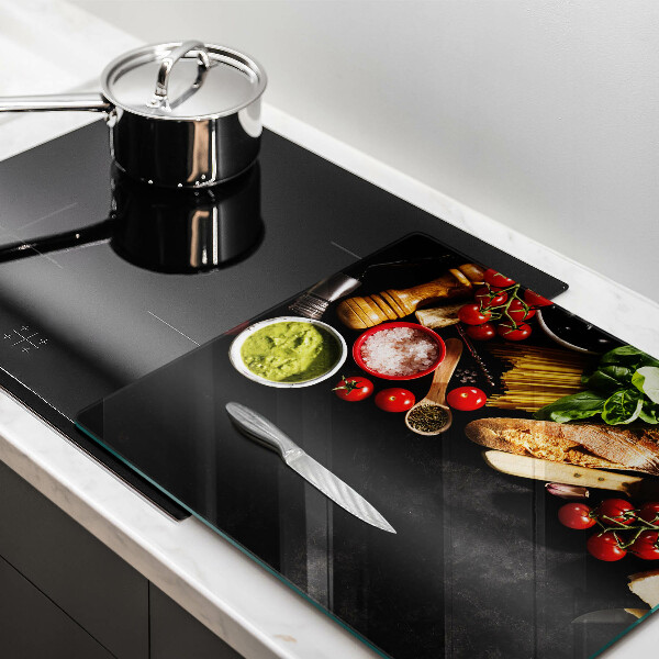 Worktop saver Italian ingredients and spices