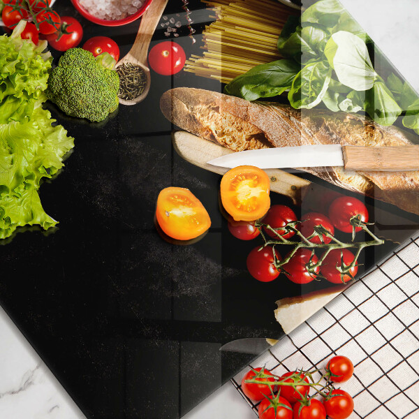 Worktop saver Italian ingredients and spices