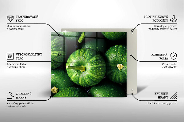 Worktop saver Green pumpkins