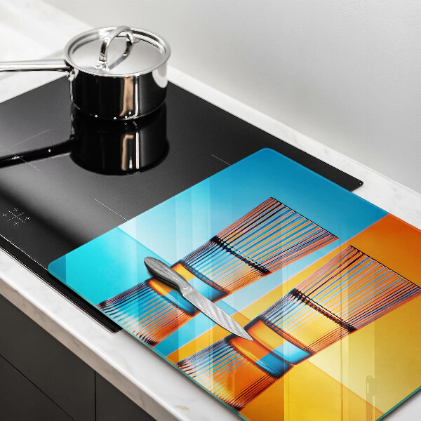 Worktop saver Two glasses of water