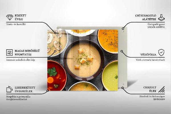 Worktop saver Colorful soups