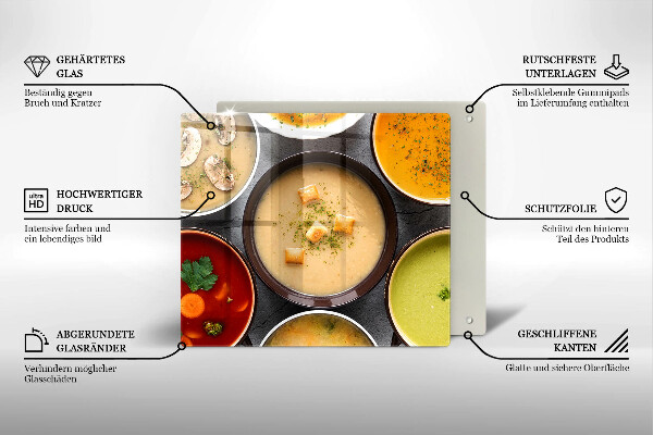 Worktop saver Colorful soups