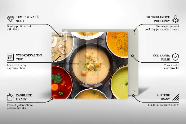 Worktop saver Colorful soups