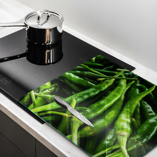 Glass worktop saver Pods peas