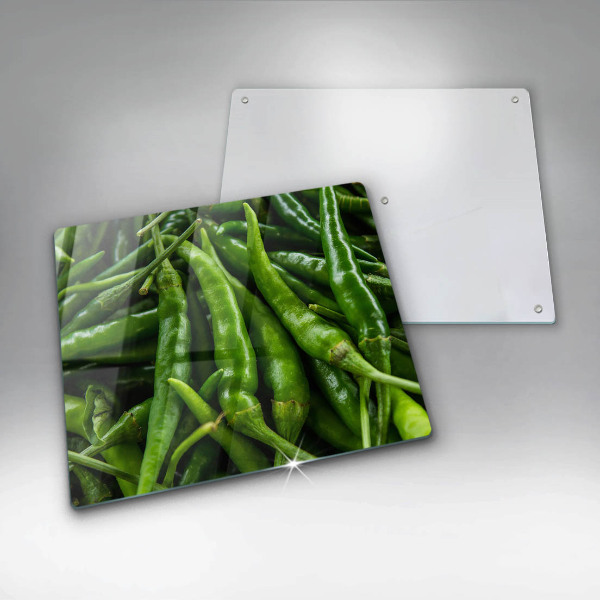 Glass worktop saver Pods peas