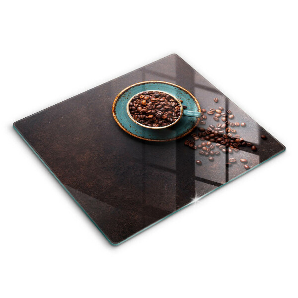 Glass worktop saver Coffee grain cup