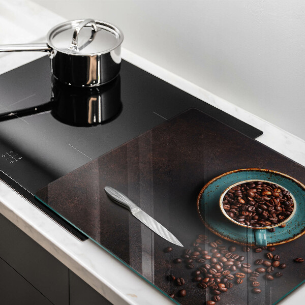 Glass worktop saver Coffee grain cup