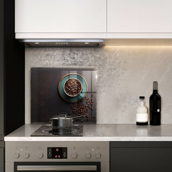 Glass worktop saver Coffee grain cup