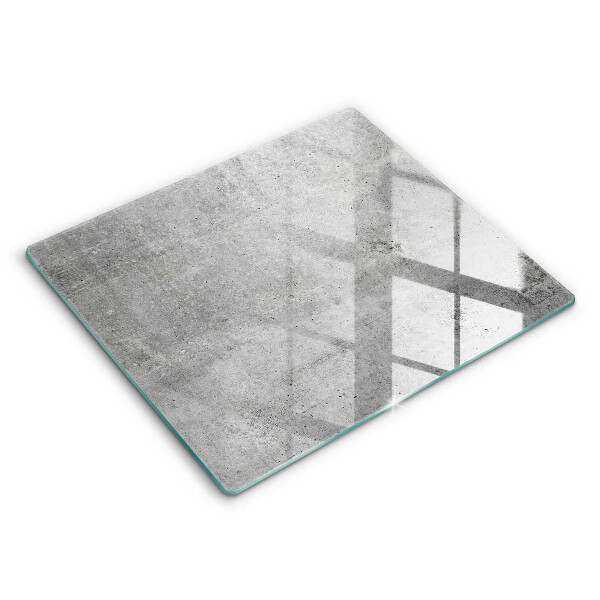 Glass worktop saver Concrete texture