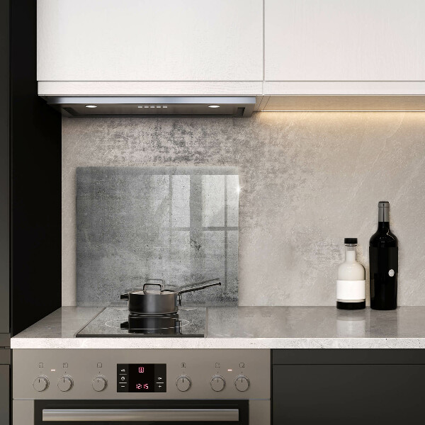 Glass worktop saver Concrete texture