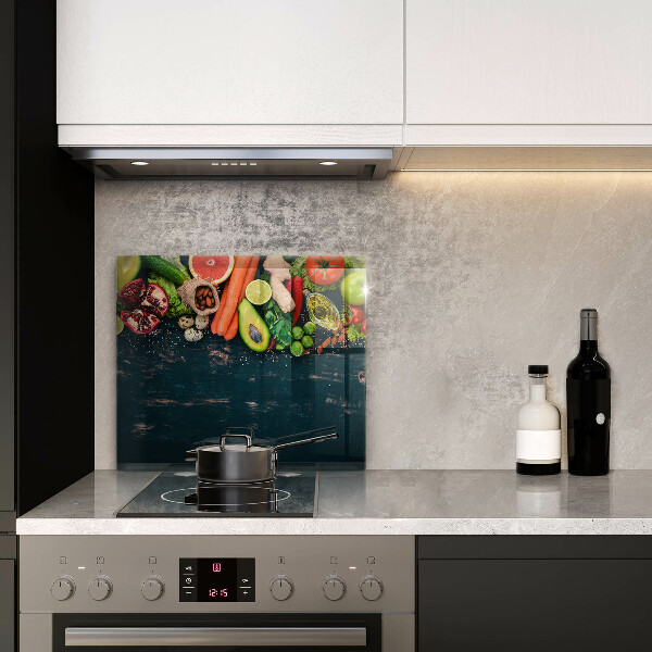 Glass worktop saver Fruits and vegetables