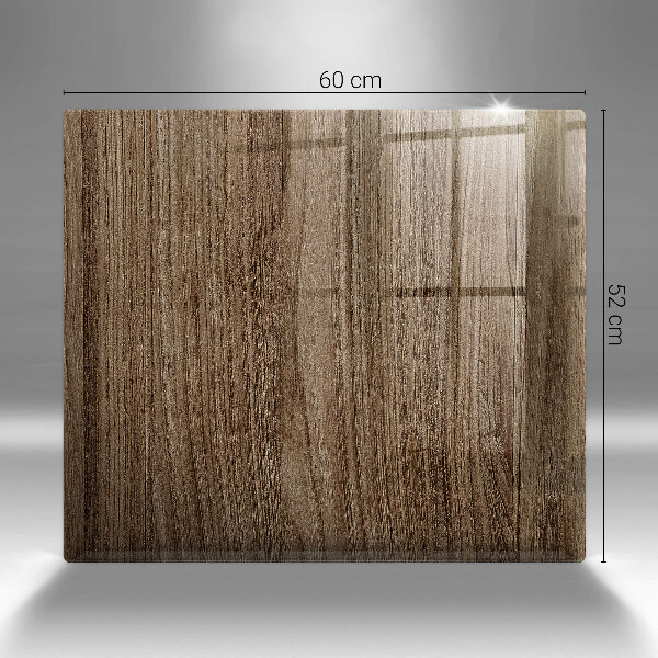 Glass worktop saver Wood texture