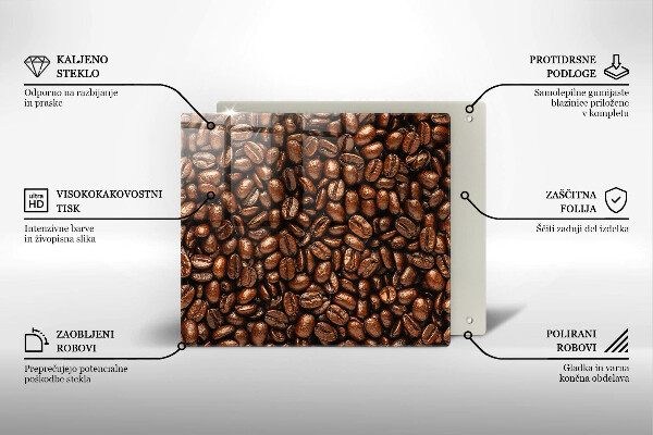 Work surface savers Coffee beans