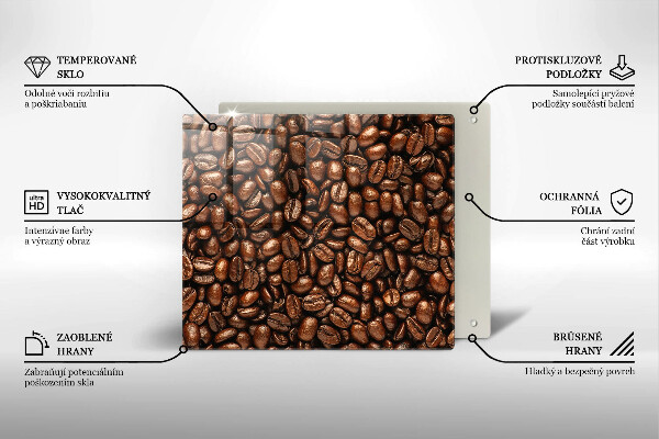 Work surface savers Coffee beans