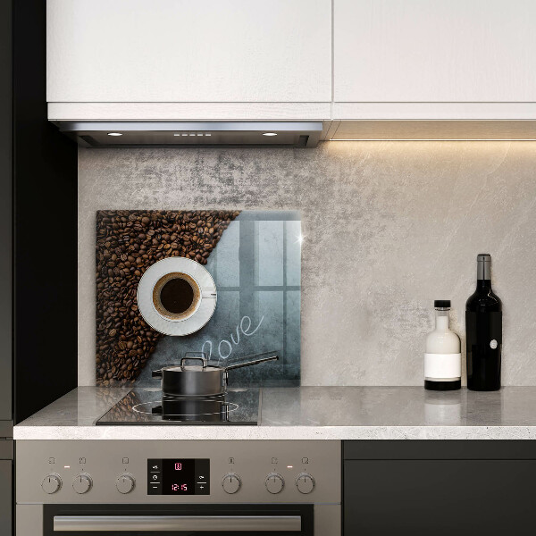 Work surface savers Coffee beans and cup