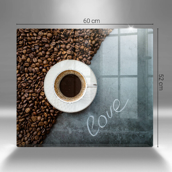 Work surface savers Coffee beans and cup