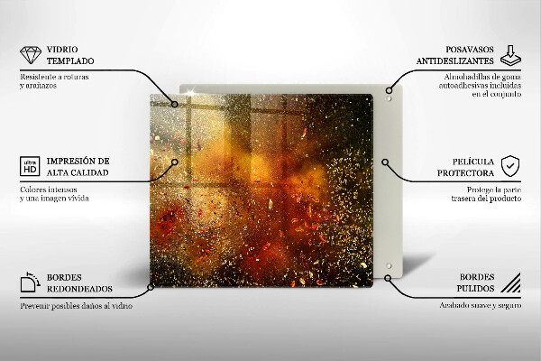 Work surface savers Colorful spices