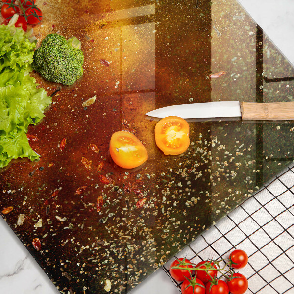 Work surface savers Colorful spices