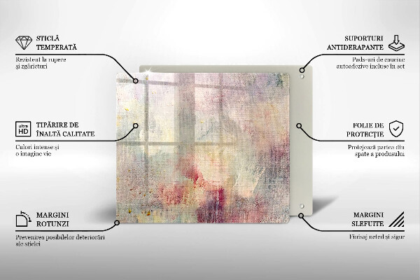 Induction hob protector Background of paint texture