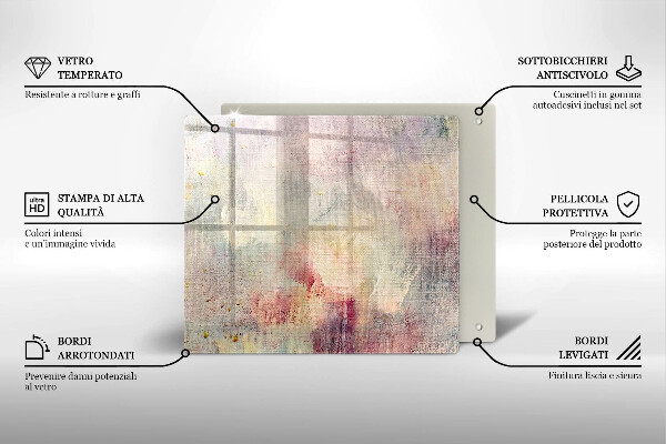 Induction hob protector Background of paint texture