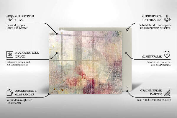 Induction hob protector Background of paint texture