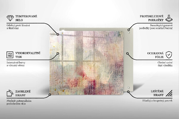 Induction hob protector Background of paint texture