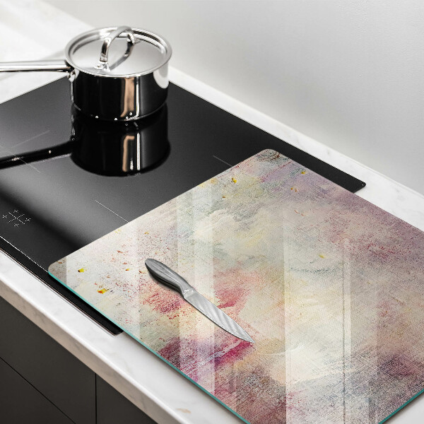 Induction hob protector Background of paint texture