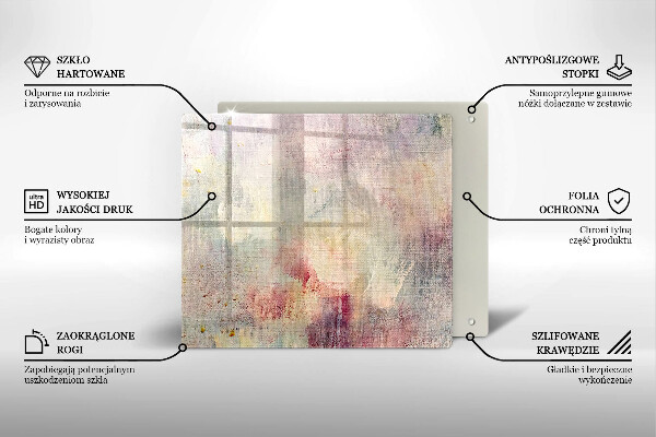 Induction hob protector Background of paint texture