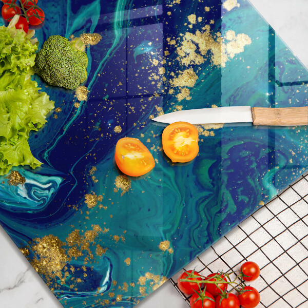 Work surface savers Abstraction with gold