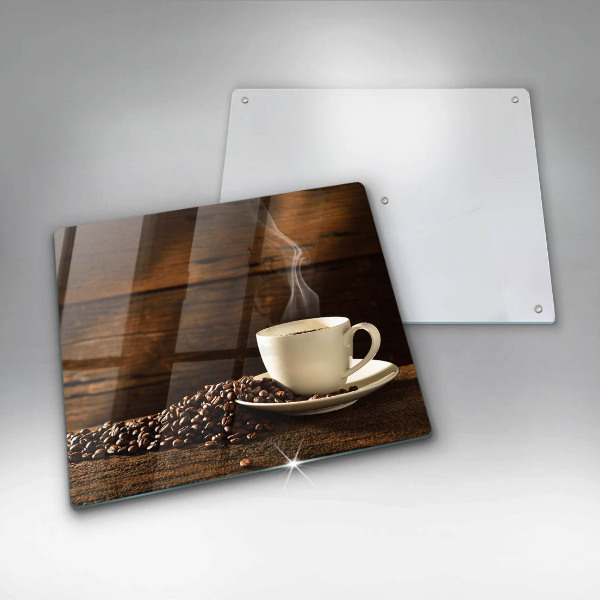 Work surface savers Coffee cup wood