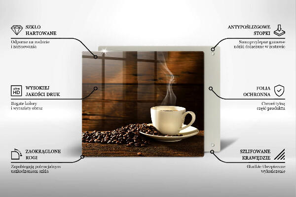 Work surface savers Coffee cup wood