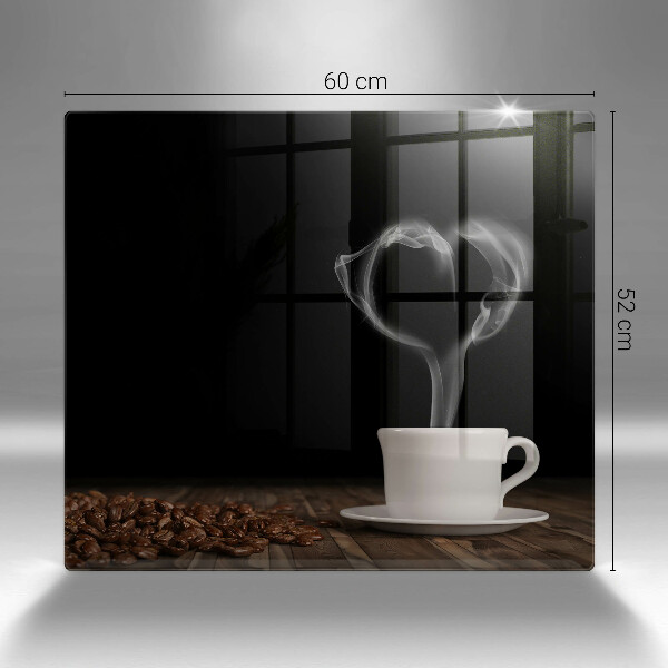 Work surface savers Coffee cup heart