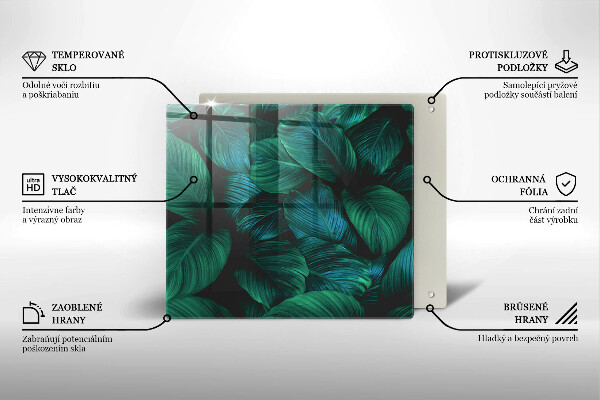 Work surface savers Jungle leaves