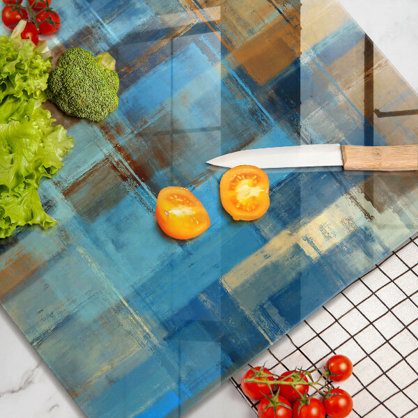 Induction hob protector Painted background