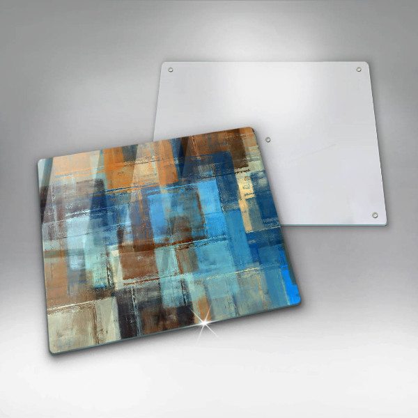 Induction hob protector Painted background