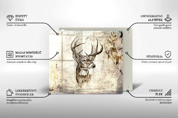 Work surface savers Illustration deer animal