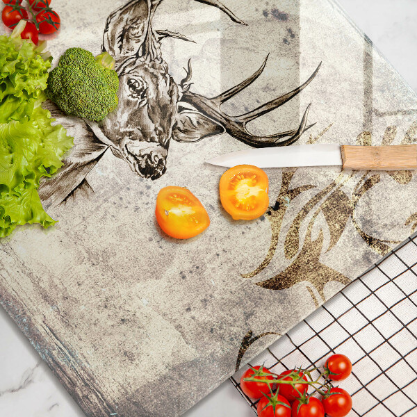 Work surface savers Illustration deer animal