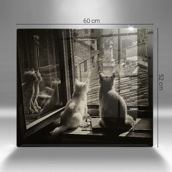 Work surface savers Cats city and window