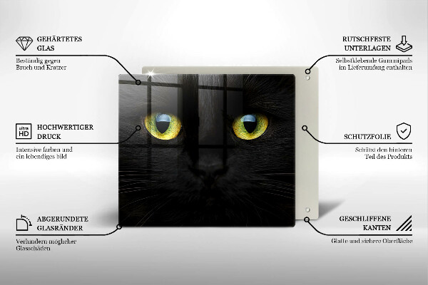 Work surface savers Animal cat eyes