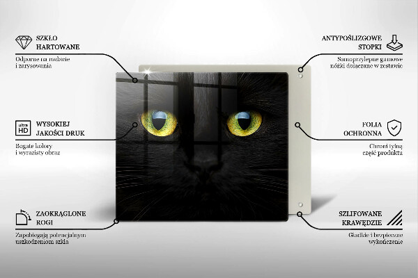 Work surface savers Animal cat eyes