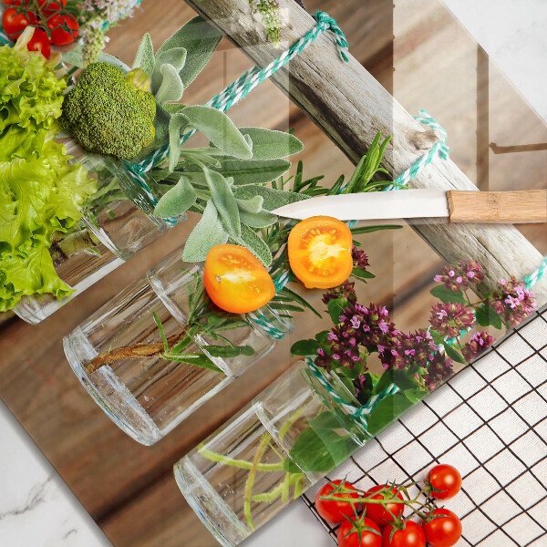 Induction hob protector Herbs vintage plants