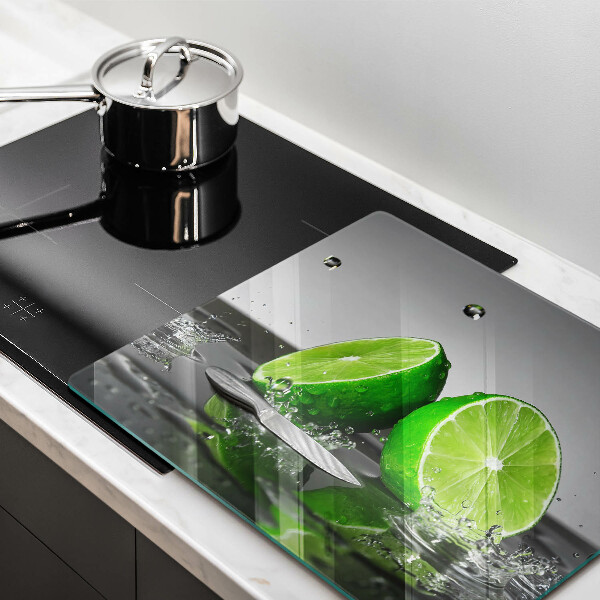 Induction hob protector Juicy lime and water