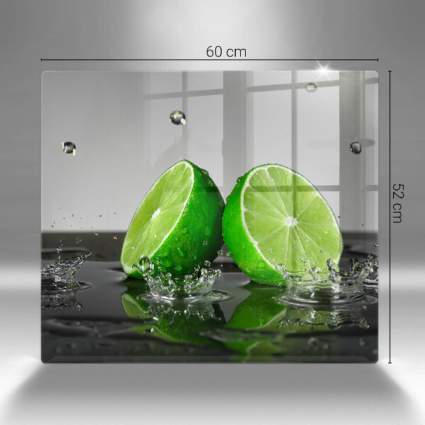 Induction hob protector Juicy lime and water