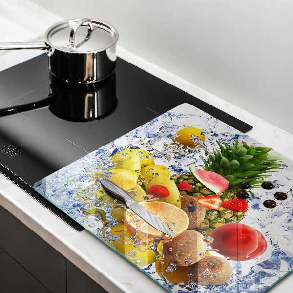 Work surface savers Juicy fruit and water