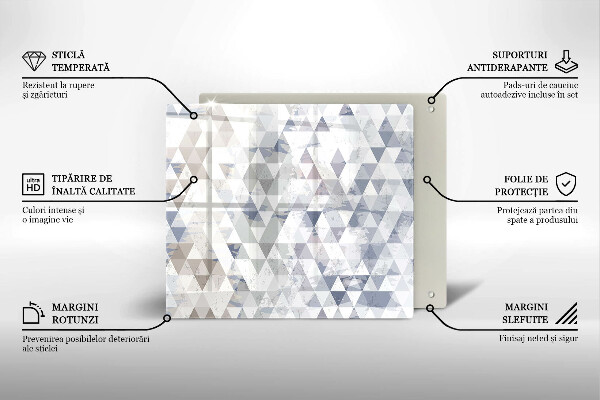 Induction hob protector Triangle pattern