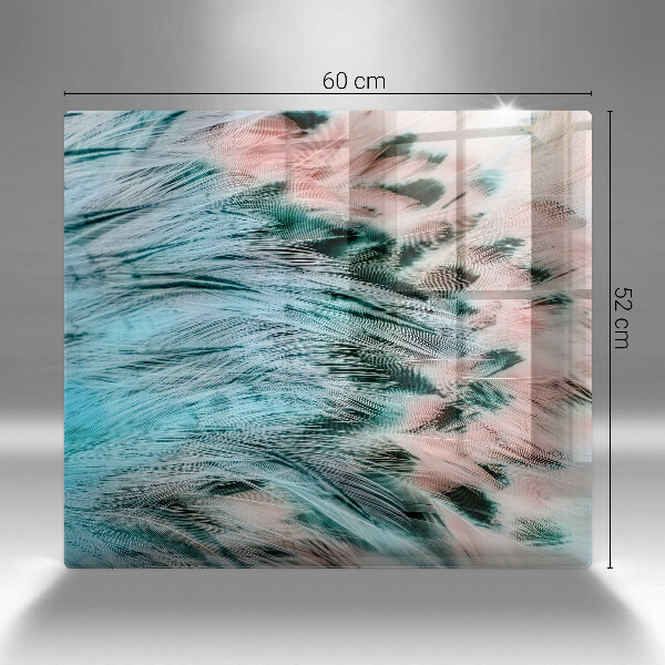 Work surface savers Boho bird feathers