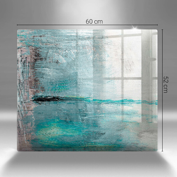 Induction hob protector Background paint abstraction