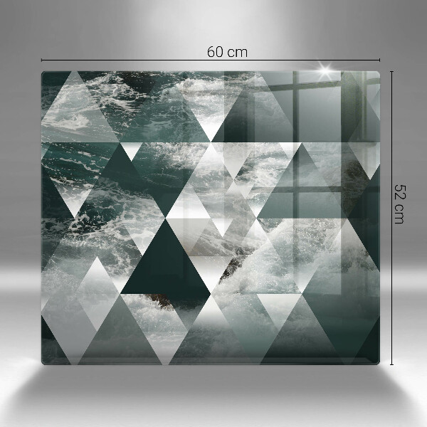 Work surface savers Triangles and water