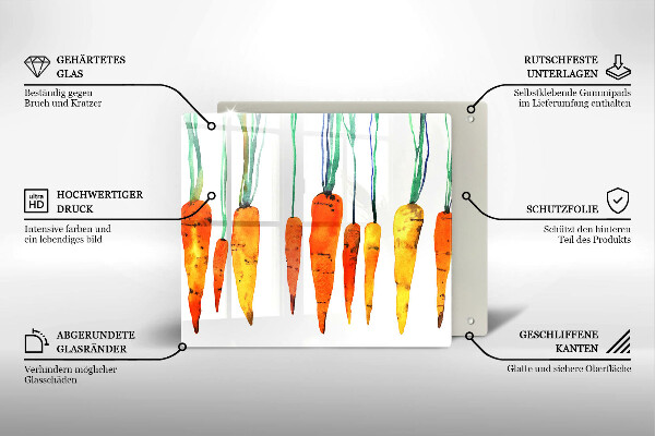 Work surface savers Carrot illustration